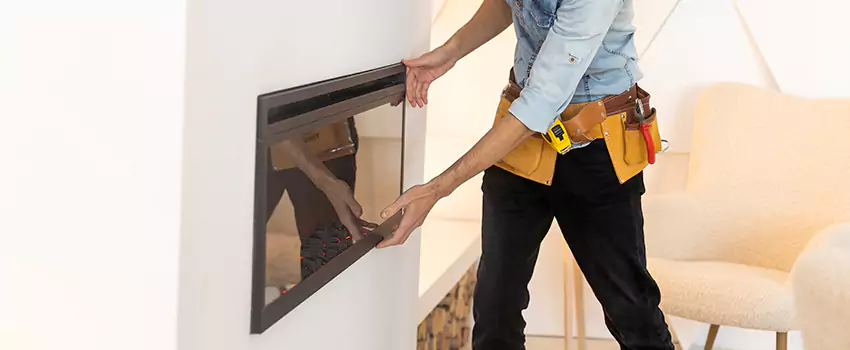Metal Fireplace Installation in Atascadero, California