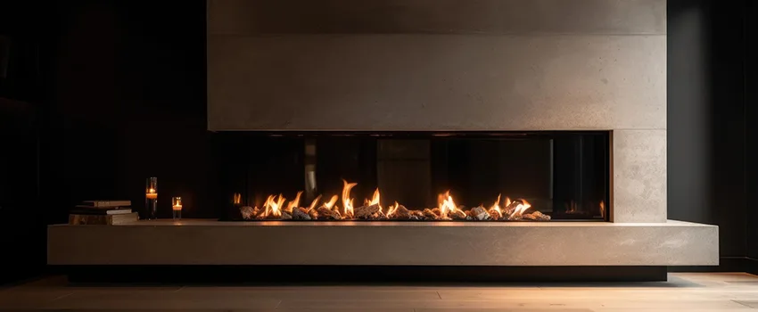 Gas Fireplace Ember Bed Design Services in Atascadero, California